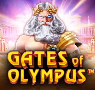 Gates of Olympus slot showcasing a powerful god, part of Rainbet casino games.